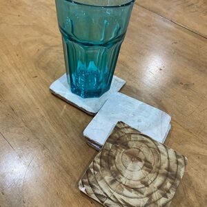 Wooden Coasters Set